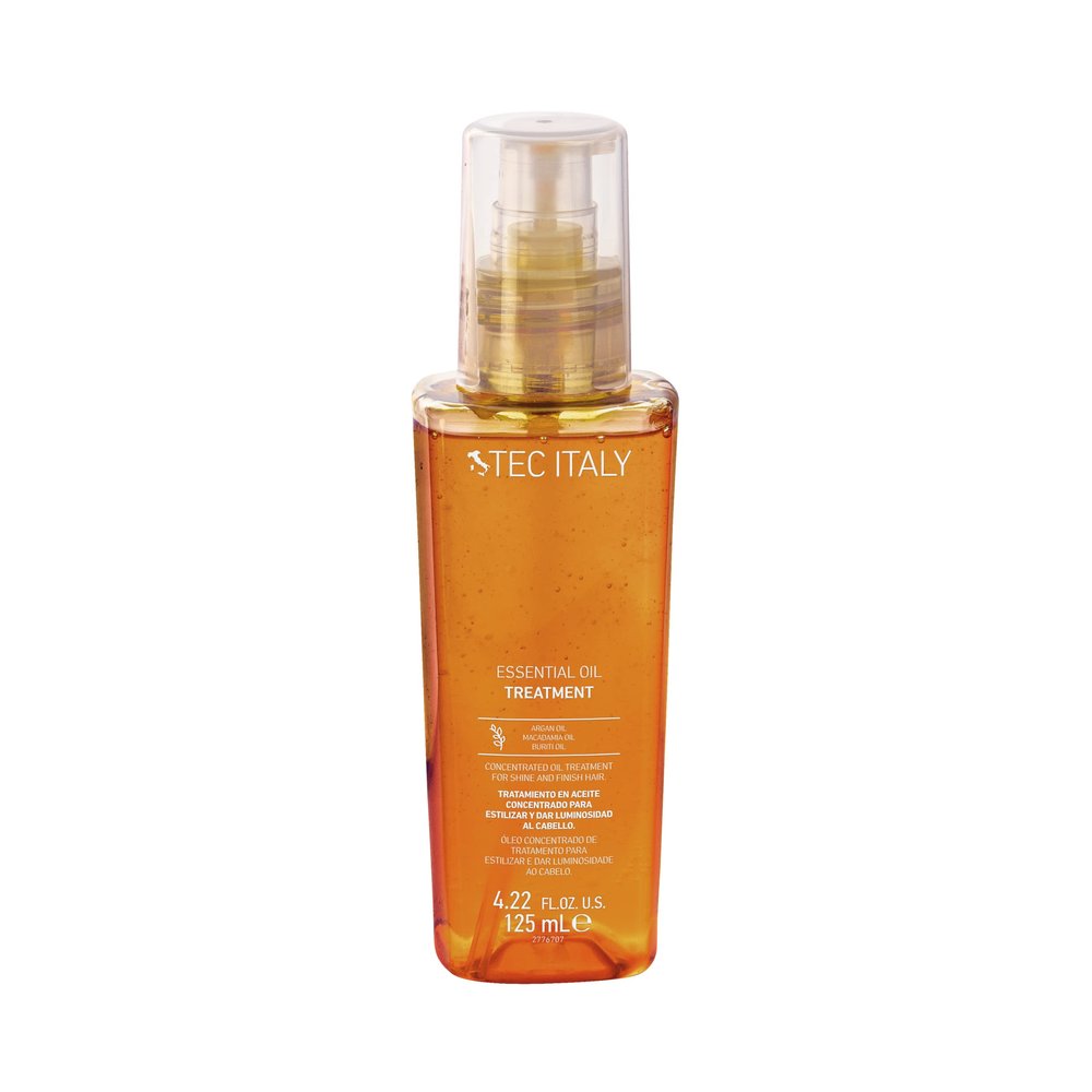 ec Italy Essential Oil Hair Treatment 125ml Lightweight Nourishing Hair Oil Smoothes, Hydrates & Adds Shine Daily Use for All Hair Types