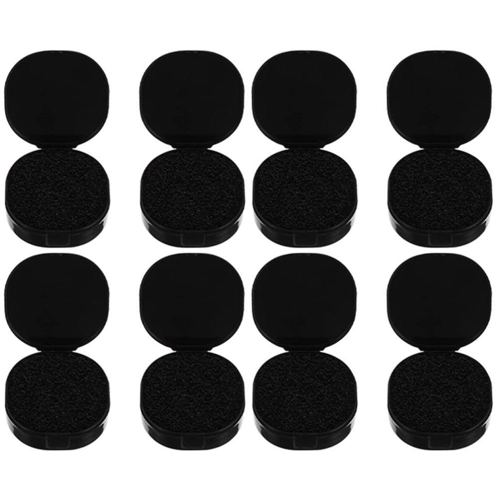 FRCOLOR 8pcs Makeup Brush Cleaning Box Cleaning Sponge for Quick and Brush Care Lightweight and Portable Tool for Travel and Outdoor Use