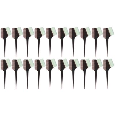 LALAFINA 20pcs Diy Brushes, and Dye Dyeing Bowl Home Comb Comb, Brush Hair for Bleach Tint Coloring Coffee Color Use Hairdressercoffee Tinting Barber Applicator Salon Hairdresser