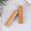 minkissy 4pcs Empty Lip Balm Containers Women Lipstick Balm Tubes Bamboo Diy Lip Gloss Wand Portable Storage view 2