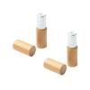 minkissy 4pcs Empty Lip Balm Containers Women Lipstick Balm Tubes Bamboo Diy Lip Gloss Wand Portable Storage view 4