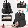 LUXJA Nail Polish Organizer (Backpack Version) Holds 70 Bottles and a Nail Lamp, Travel Nail Bag with 2 Removable Cases and Tools Storage Pockets (Patent Pending), Black view 4