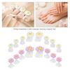 4sets Spreaders Style Claw Flower Feet Ju Salon As Adjuster Toes Diasy Divider Pattern Pedicures Pearl Tool Tools Hammer Purple Great Kids Cushions Home Guards Bunion Daisy view 2