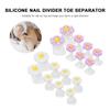 4sets Spreaders Style Claw Flower Feet Ju Salon As Adjuster Toes Diasy Divider Pattern Pedicures Pearl Tool Tools Hammer Purple Great Kids Cushions Home Guards Bunion Daisy view 3