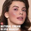 FOCALLURE Cream Blush Makeup,Buildable Blush Stick for Cheeks,Matte and Dewy Finish,Long Wearing,Easy Application,Lightweight Multi Stick,ROSE MARBLE view 2