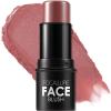 FOCALLURE Cream Blush Makeup,Buildable Blush Stick for Cheeks,Matte and Dewy Finish,Long Wearing,Easy Application,Lightweight Multi Stick,DARK ROSE view 1