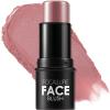 FOCALLURE Cream Blush Makeup,Buildable Blush Stick for Cheeks,Matte and Dewy Finish,Long Wearing,Easy Application,Lightweight Multi Stick,ROSE FLUSH view 1