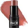 FOCALLURE Cream Blush Makeup,Buildable Blush Stick for Cheeks,Matte and Dewy Finish,Long Wearing,Easy Application,Lightweight Multi Stick,BURNING CLAY view 1