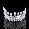 The Empress Eugenie Pearls Tiara, France's Pearl Diadem Tiara for Wedding,Zirconia Women's Hair Accessories Headband TR15073 view 2