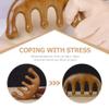 minkissy Comb Wide Teeth for Scalp Massage Portable Sandalwood Hair Care Tool for Relaxation and Circulation for Family and Friends view 4