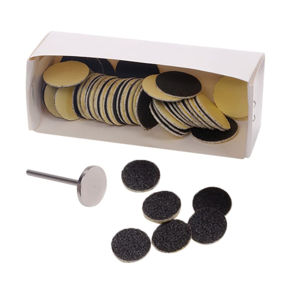 FOMIYES 1set Foot Sanding Discs Self-Adhesive Exfoliating Tool Sandpaper Foot Remover for Home Nail Care and Pedicure Use