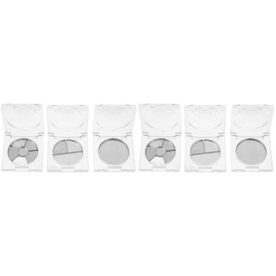 FRCOLOR 2sets Highlighter Palette Eyeshadow Pans Empty Eyeshadow Pan Set Refillable Makeup Containers for Blush Organizer 14pcs*2