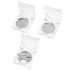FRCOLOR 2sets Highlighter Palette Eyeshadow Pans Empty Eyeshadow Pan Set Refillable Makeup Containers for Blush Organizer 14pcs*2 view 2