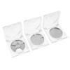 FRCOLOR 2sets Highlighter Palette Eyeshadow Pans Empty Eyeshadow Pan Set Refillable Makeup Containers for Blush Organizer 14pcs*2 view 3