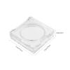 FRCOLOR 2sets Highlighter Palette Eyeshadow Pans Empty Eyeshadow Pan Set Refillable Makeup Containers for Blush Organizer 14pcs*2 view 4