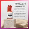 Perma Blend Luxe - Peach Veil - Vegan Lip Tattoo Ink - Soft Peach Microblading Pigment with Medium-High Opacity and Warm Base - Lip Blush & Permanent Makeup - Cruelty-Free (0.5 oz) view 3