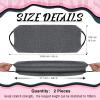 Back Scrubber for Shower Exfoliating Washcloth Back Cloth Body Extended Length Scrubber Towel Nylon Exfoliating Stretchable Pull Strap Wash Cloth for Bath Body Scrub Washcloth 2 Pack (Pink,Gray) view 2