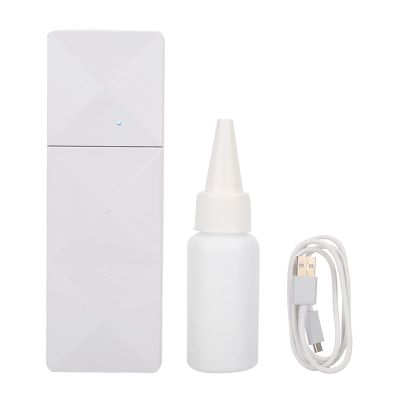 ANGGREK Mister for Lash Extensions, Lash Extension Supplies Protable USB Handy Mist Spray Humidifier Face Hydration Atomization Sprayer Mister(Lotus White)