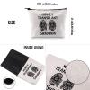 G2TUP Kidney Recipient Gift Kidney Transplant Survivor Makeup Bag Kidney Transplant Recipient Cosmetic Bag Organ Recipient Survivor Gift (Kidney Transplant Survivor White Bag) view 3