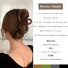 Large Hair Claw Clips Big Butterfly Hair Clips for Women Gradient Matte 5.11" Large Claw Clip Oversize Hair Clip for Women and Girls Hair Accessories for Long Thick Hair 4 Pcs view 3