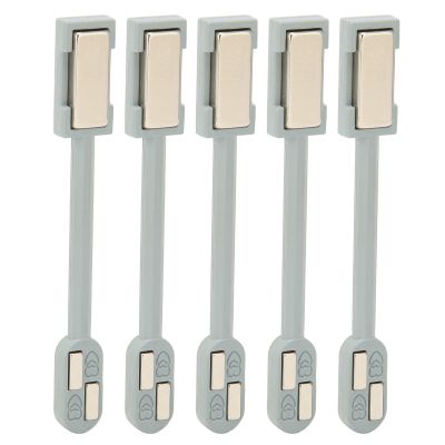 5PCS Cat Eye Magnet, 3D Double Head Nail Art Magnet Professional Nail Magnet Cateye Magnetic Tool for DIY Home Nail Salon Studio