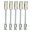 5PCS Cat Eye Magnet, 3D Double Head Nail Art Magnet Professional Nail Magnet Cateye Magnetic Tool for DIY Home Nail Salon Studio view 1