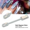 5PCS Cat Eye Magnet, 3D Double Head Nail Art Magnet Professional Nail Magnet Cateye Magnetic Tool for DIY Home Nail Salon Studio view 2
