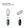 5PCS Cat Eye Magnet, 3D Double Head Nail Art Magnet Professional Nail Magnet Cateye Magnetic Tool for DIY Home Nail Salon Studio view 4