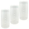 FOMIYES 3pcs Retractable Cosmetic Brush Barrels Plastic Makeup Brush Holder Brush Containers for Women Girls Clear Makeup Tools Brush Holders for Make up Dressing Table Pp Miss Storage Cup view 1
