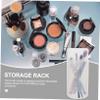 FOMIYES 3pcs Retractable Cosmetic Brush Barrels Plastic Makeup Brush Holder Brush Containers for Women Girls Clear Makeup Tools Brush Holders for Make up Dressing Table Pp Miss Storage Cup view 3