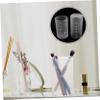FOMIYES 3pcs Retractable Cosmetic Brush Barrels Plastic Makeup Brush Holder Brush Containers for Women Girls Clear Makeup Tools Brush Holders for Make up Dressing Table Pp Miss Storage Cup view 4