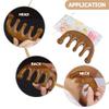 FOMIYES Sandalwood Comb Jade Massage Tool for Hair Wooden Scalp Care Professional Home Massager view 3