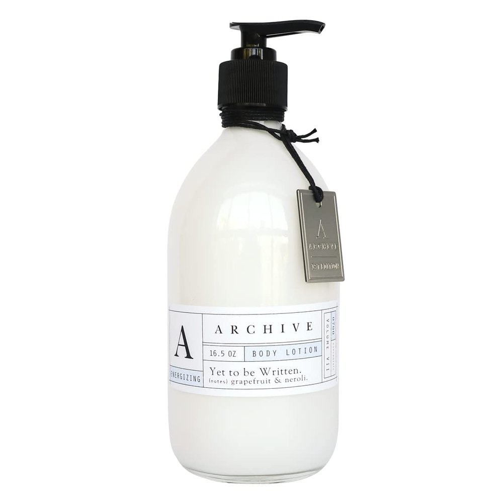 Archive Yet To Be Written Body Lotion Natural Moisturizing Lotion for Men & Women Lightly Scented 16.5 oz