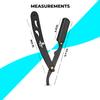 The Cut Factory Straight Razor for Men Professional Barber Straight Edge Razor for Comfortable Smooth Shave. Gift Box Leather Pouch 20 Single Edge Blades. Our Blades Never Fall view 2