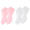 FOMIYES 2 Pairs Exfoliating Moisturizing Toeless Socks Socks for Dry Cracked Feet view 1