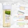 Milk Roll on Wax Wax Refills for Wax Warmer Kit Hair Removal Wax Cartridge at Home Waxing Roller Wax for Women Men Body Hair Removal Wax 4 Pack view 3