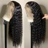 30 Inch Lace Front Wigs 180% Density Curly Wigs for Black Women 13x4 HD Transparent Lace Frontal Wigs Wet and Wavy Lace Front Wigs Pre Plucked with Natural Baby Hair view 2
