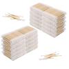 1000 Pcs Cotton Swabs,Wooden Cotton Sticks for Ears,Baby Double-Tipped Cotton Buds,100% Cotton,Great Chlorine-Free Hypoallergenic Cotton Swabs for Makeup,Daily Cleaning,Pets Care (2000pcs) view 1