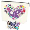 Azteoiz Rodrigo Sour OR Makeup Bag Gift Sour Album Cosmetic Bag 5pcs Stickers Musical Lyrics Fans Gift Makeup Zipper Pouch Bag For Women Girls Music Singer Song Gift view 1