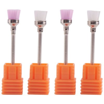 4pcs Polishing Manicure Clean Accessary Cleaning, Pattern Files Professional Cleaner Brush Pattern, Art Nail Tools Portable Duster Shop Each Machine for Bit
