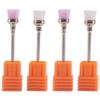 4pcs Polishing Manicure Clean Accessary Cleaning, Pattern Files Professional Cleaner Brush Pattern, Art Nail Tools Portable Duster Shop Each Machine for Bit view 1