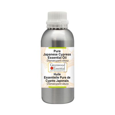 Greenwood Essential Pure Japanese Cypress Essential Oil (Chamaecyparis obtusa) Steam Distilled 1250ml (42 oz)