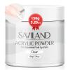 Saviland Clear Acrylic Powder: 5.29OZ Large Capacity Bubble-Free Acrylic Nail Powder Beginner Friendly Long Lasting Chip-Resistant Professional Nail Powder for French Manicure Nail Carving view 1