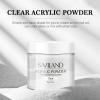 Saviland Clear Acrylic Powder: 5.29OZ Large Capacity Bubble-Free Acrylic Nail Powder Beginner Friendly Long Lasting Chip-Resistant Professional Nail Powder for French Manicure Nail Carving view 3