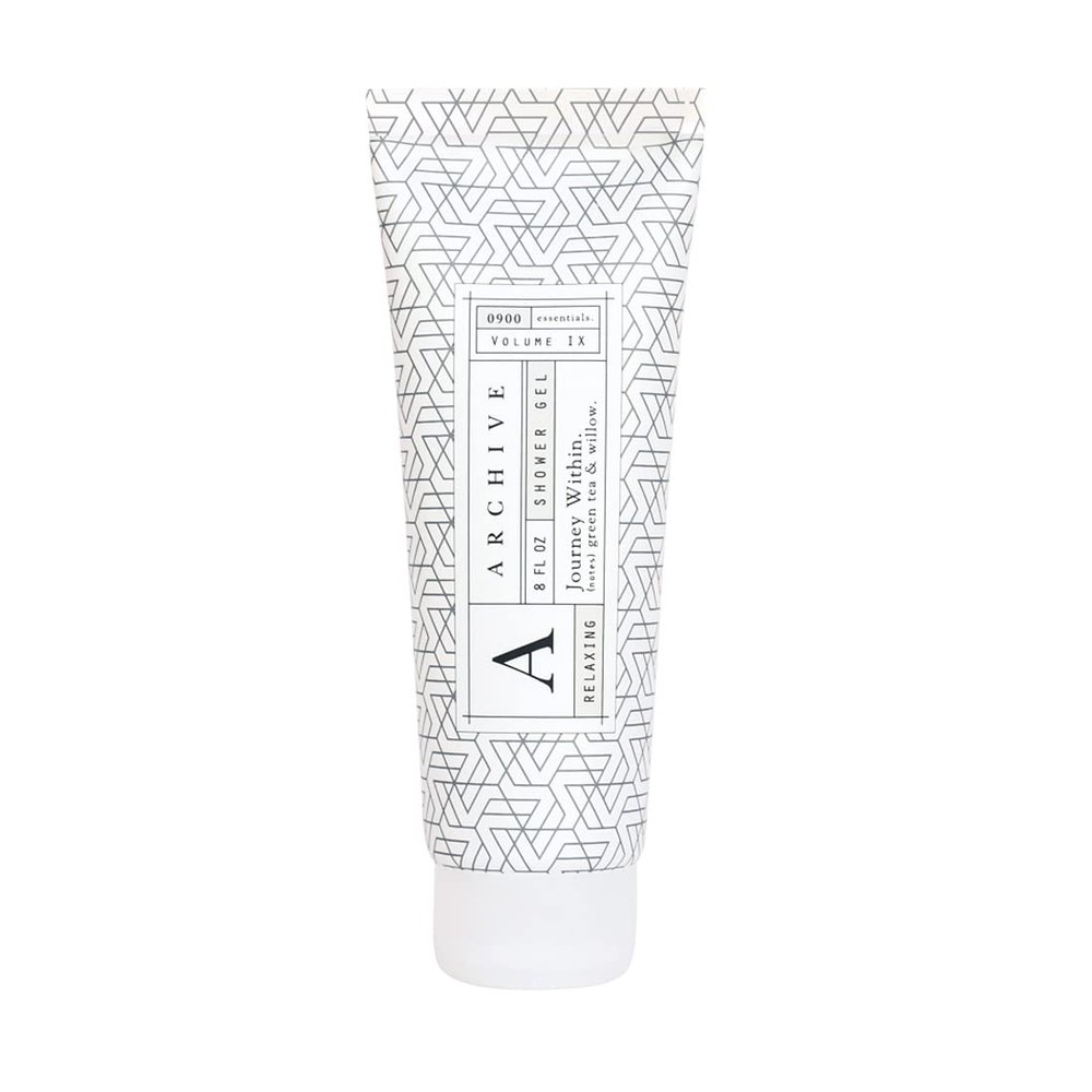 Archive Journey Within Shower Gel Natural Moisturizing Body Wash for Men & Women Lightly Scented 8 Fl oz