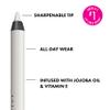 NYX PROFESSIONAL MAKEUP Line Loud Lip Liner, Longwear and Pigmented Lip Pencil with Jojoba Oil & Vitamin E - Gimme Drama (White) view 2