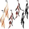 Beaupretty Womens Hair Clips 6 Pieces Hair Clip Extensions Women Extension Clips Handmade s with Clip Headpiece Decorative view 1