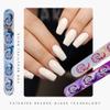 3 Pack Glass Beaded Nail File Set - Beauty Nail Filer for Shaping and Smoothing Toenails and Fingernails - Natural and Acrylic Nails Manicure and Pedicure Set for Women and Girls - Queen view 3