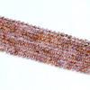 1 Strands Natural Purple Gold Titanium Hair Quartz Cacoxenite Crystal Small Round Loose Beads 4mm 15.5" 05137 view 2