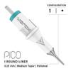 Vertix - Pico Membrane Cartridge Tattoo Needles - 1 Round Liner - 0.25mm Medium Taper - Maximize Ink Flow & Saturation (20 Count) view 2